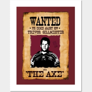 State of Origin - QUEENSLAND - Wanted Poster- TREVOR GILLMEISTER Posters and Art